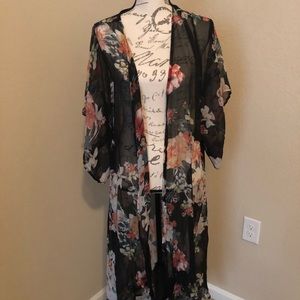 Black sheer Cover-Up